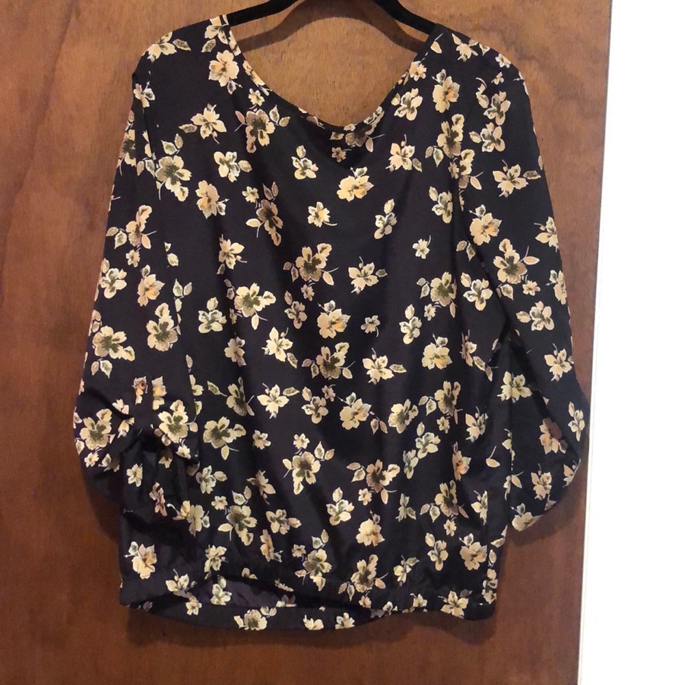 Flowered blouse